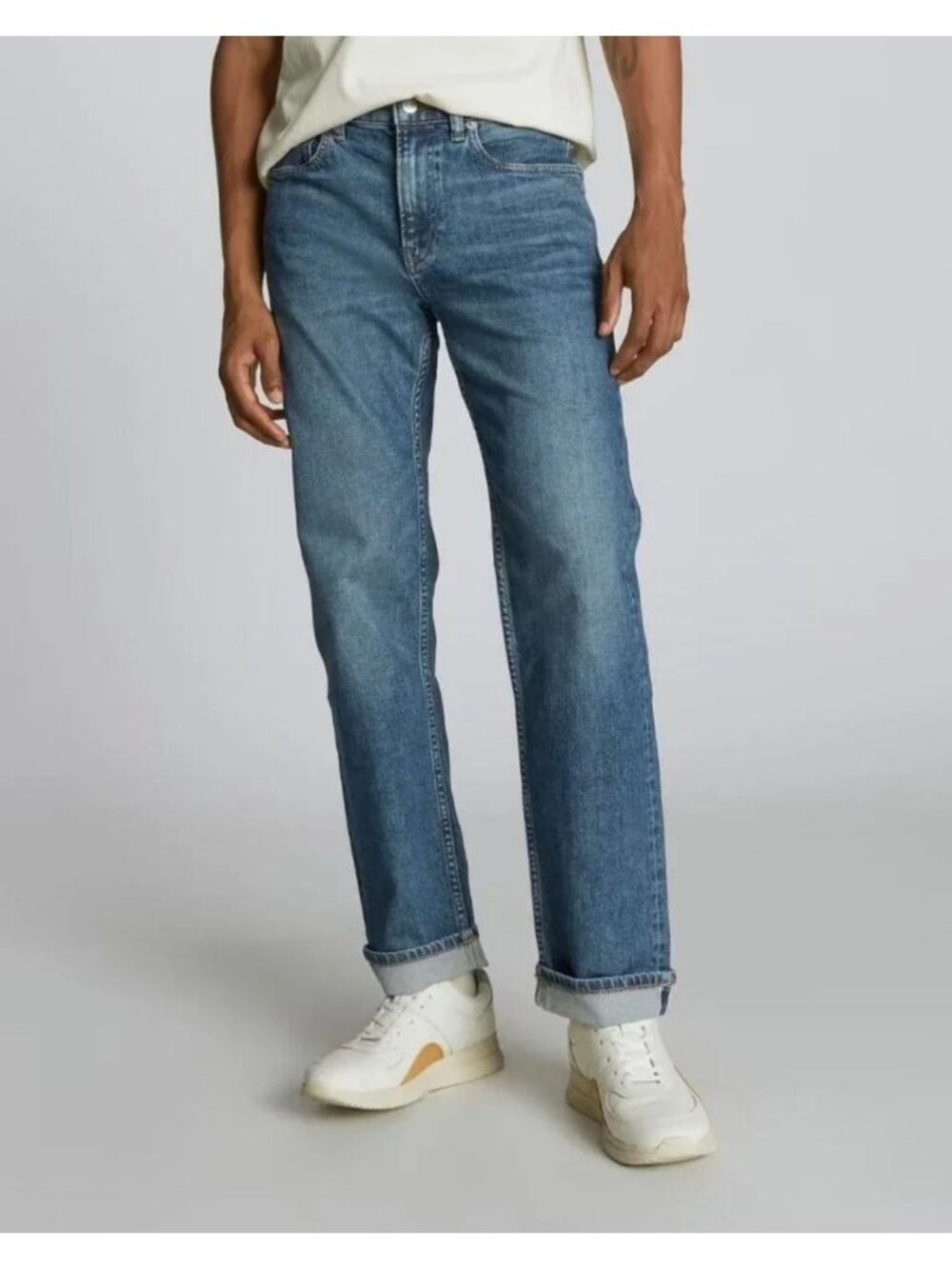 Everlane The Selvedge Loose Straight Jeans Men's Size 30x30 in Drake Tint NWT!